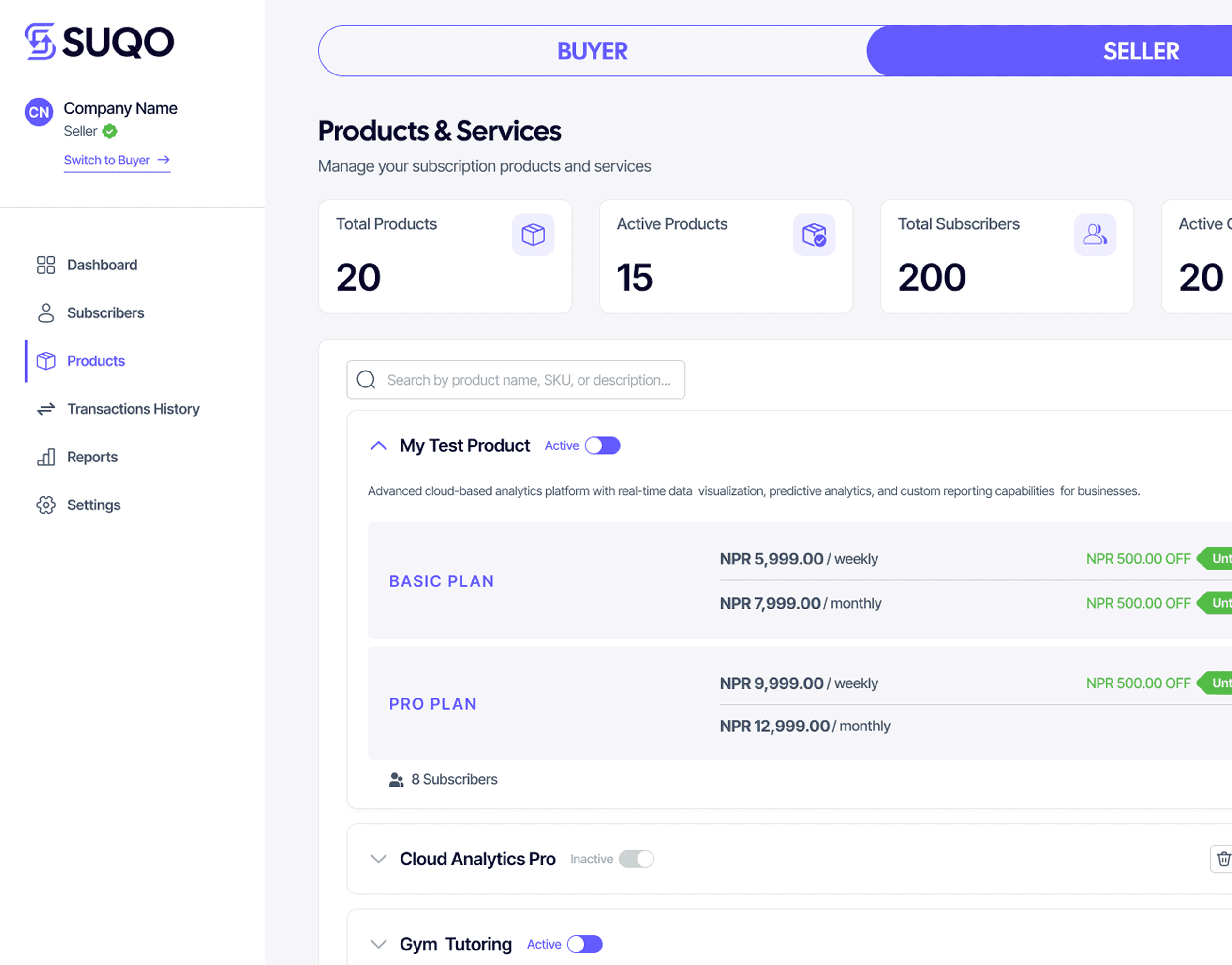 Sign In | SUQO